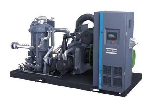 靠谱的足球滚球平台全新ZR110-160系列无油螺杆压缩机